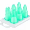 Boîte De 6 Douilles Cannelées Plastique Ø 3,5 Cm 6 Cm