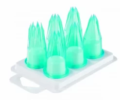 Boîte De 6 Douilles Cannelées Plastique Ø 3,5 Cm 6 Cm