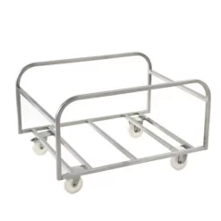 Chariot Pour Bac Profond 500L Inox 109x60,5x80,8 Cm Plate_length 60,5 Cm Gilac