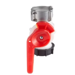 Vanne Sans Couvercle Rouge Plastique Gilac