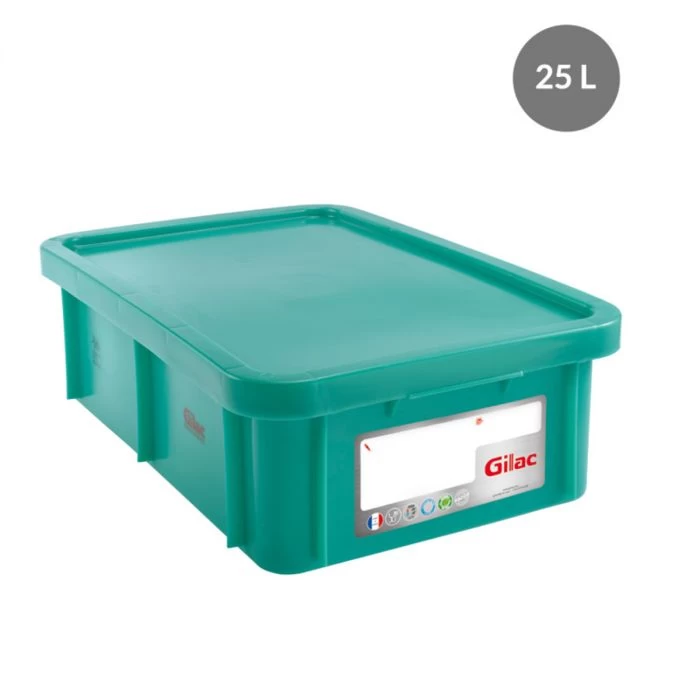 Bac Gerbable Avec Couvercle Vert Plastique 60x40x19 Cm 25 L Fond Plein Parois Pleines Gilac 1 Bac Gerbable Avec Couvercle Vert Plastique 60x40x19 Cm 25 L Fond Plein Parois Pleines Gilac