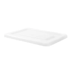 Couvercle Pour Bac 170L/220L Blanc Plastique 98x71x5,5 Cm Gilac