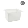 Bac Profond Sans Couvercle Blanc Plastique 83x62,5x51,5 Cm 170 L Fond Plein Parois Pleines Gilac