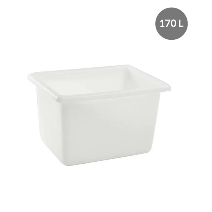 Bac Profond Sans Couvercle Blanc Plastique 83x62,5x51,5 Cm 170 L Fond Plein Parois Pleines Gilac 1 Bac Profond Sans Couvercle Blanc Plastique 83x62,5x51,5 Cm 170 L Fond Plein Parois Pleines Gilac