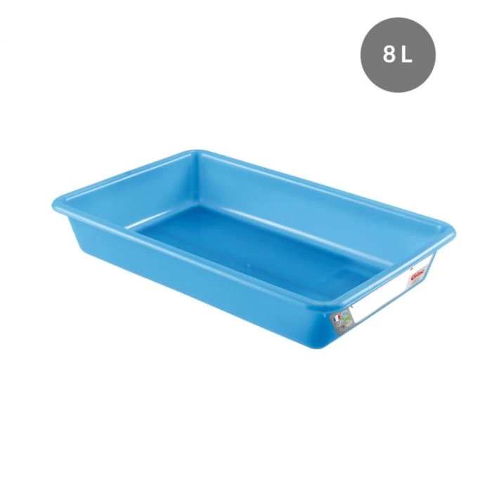Bac Plat HACCP Sans Couvercle Bleu Plastique 49x33,5x7,5 Cm 8 L Fond Plein Parois Pleines Gilac 1 Bac Plat HACCP Sans Couvercle Bleu Plastique 49x33,5x7,5 Cm 8 L Fond Plein Parois Pleines Gilac