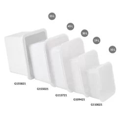 Bac Profond Sans Couvercle Blanc Plastique 54x44x20 Cm 30 L Fond Plein Parois Pleines Gilac 5 Bac Profond Sans Couvercle Blanc Plastique 54x44x20 Cm 30 L Fond Plein Parois Pleines Gilac -Ustensiles De Cuisine Boutique 1302 g155821 g155021 g113721 g109421 g110021 1 web image ec9c 2