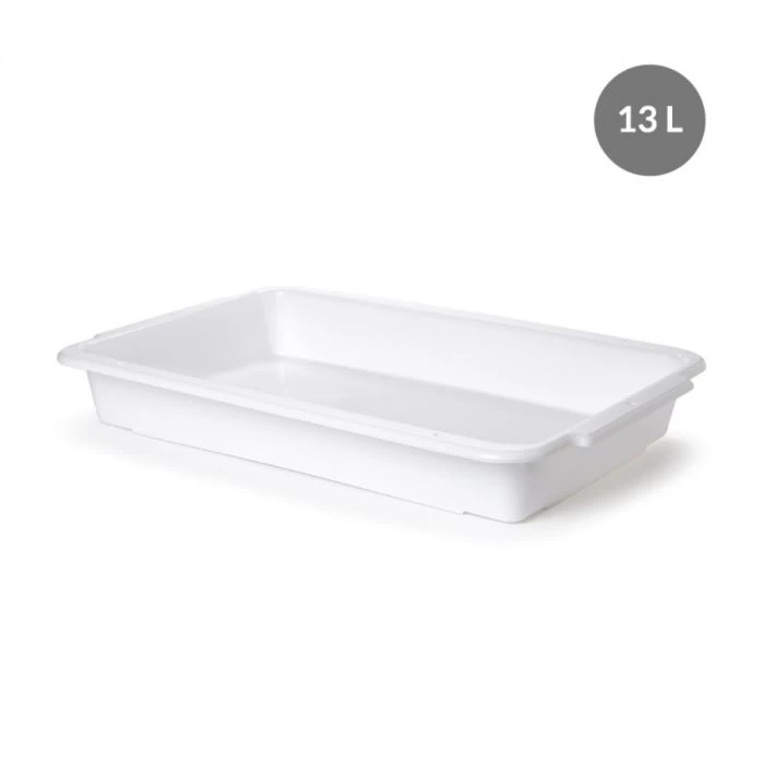 Bac à Diviseuse Sans Couvercle Blanc Plastique 60x40x8,2 Cm 13 L Fond Plein Parois Pleines Gilac 1 Bac à Diviseuse Sans Couvercle Blanc Plastique 60x40x8,2 Cm 13 L Fond Plein Parois Pleines Gilac