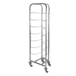 échelle Boulangère 8 Niveaux Inox 59x40x180 Cm Plate_length 40 Cm Gilac