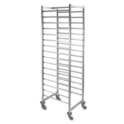 échelle Boulangère 16 Niveaux Inox 40x60x173 Cm Plate_length 60 Cm Gilac