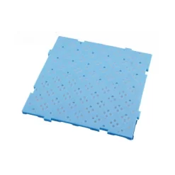 Caillebotis Carré Bleu Plastique 50x50x2,2 Cm Gilac