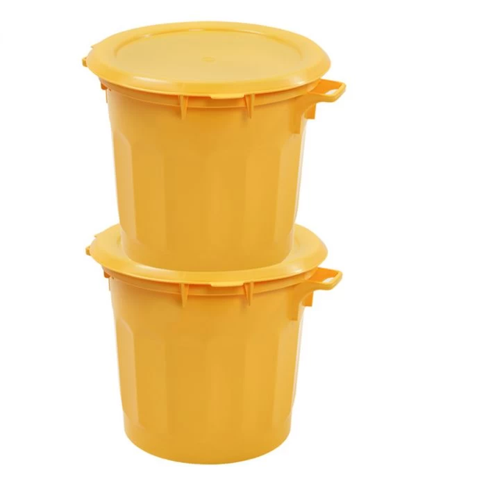 Conteneur Sans Couvercle Jaune Plastique Ø 54 Cm 67x54x48,5 Cm 75 L Fond Plein Parois Pleines Gilac 4 Conteneur Sans Couvercle Jaune Plastique Ø 54 Cm 67x54x48,5 Cm 75 L Fond Plein Parois Pleines Gilac – Image 4