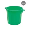 Conteneur Sans Couvercle Vert Plastique Ø 54 Cm 67x54x48,5 Cm 75 L Fond Plein Parois Pleines Gilac