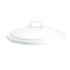 Couvercle Pour Conteneur 50 L Blanc Plastique Ø 45,5 Cm 16 Cm Gilac