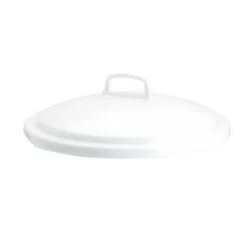 Couvercle Pour Conteneur 50 L Blanc Plastique Ă 45,5 Cm 16 Cm Gilac