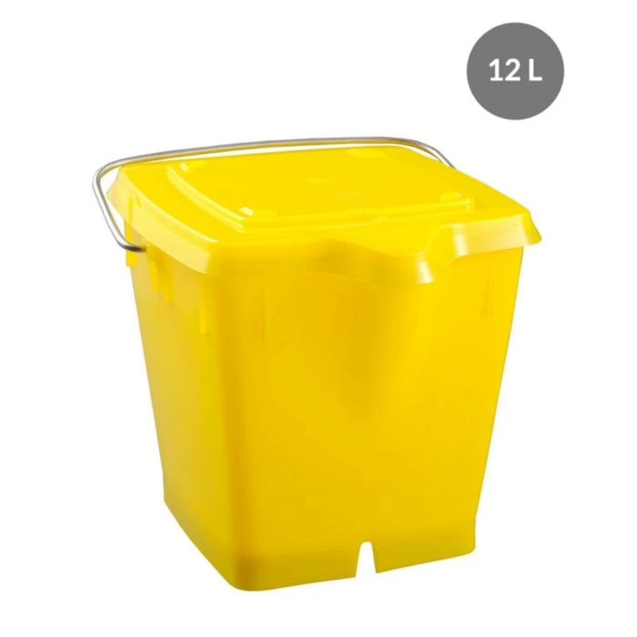 Seau Jaune 12 L Gilac 2 Seau Jaune 12 L Gilac – Image 2