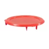 Couvercle Pour Conteneur 75 L Rouge Plastique Ø 61 Cm 8,5 Cm Gilac