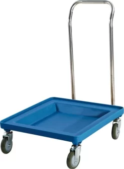 Poignée Seule Pour Socle Rouleur Inox Plate_length