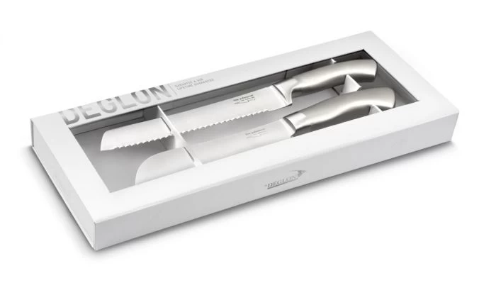 Coffret De 2 Couteaux 18 Cm Inox Inox Crantée Oryx Deglon 1 Coffret De 2 Couteaux 18 Cm Inox Inox Crantée Oryx Deglon