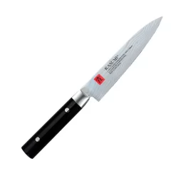 Couteau Chef 15 Cm Acier Bois Compressé Unie Damas Kasumi