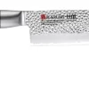 Couteau Santoku 17,5 Cm Acier Plastique Unie Hammered Kasumi