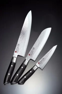 Couteau Santoku 17,5 Cm Acier Plastique Unie Hammered Kasumi -Ustensiles De Cuisine Boutique CHROMA kasumi hm photo 1 s web image f51c 1