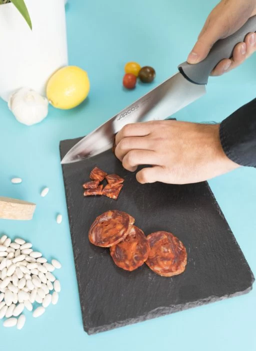 Couteau éminceur 20 Cm Acier Polypropylène (pp) Unie Colour Proof Arcos 6 Couteau éminceur 20 Cm Acier Polypropylène (pp) Unie Colour Proof Arcos – Image 6