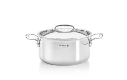Faitout Avec Couvercle Inox Sans Revêtement Avec Couvercle Ø 28 Cm 15 Cm 10,4 L Affinity De Buyer