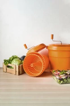 Essoreuse à Salade Plastique Ø 27,5 Cm 34,2 Cm 5 L Dynamic -Ustensiles De Cuisine Boutique Dynamic essoreuses web image 7693