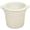 Bac De Manutention Plastique Blanc Ø 67 Cm 48,5x54 Cm 75 L Sans Couvercle Gilac