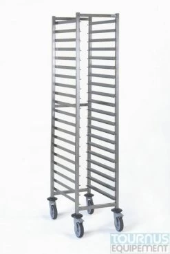 Chariot Inox Sens Largeur GN 1/1 20 Niveaux Tournus