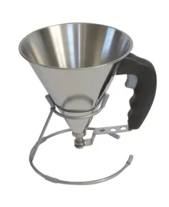 Entonnoir à Piston Inox Ø 15 Cm 15,5 Cm 0,8 L De Buyer