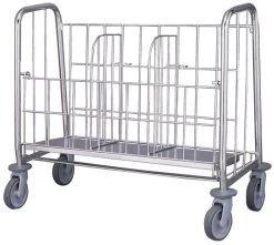 Chariot Porte-assiettes Inox 400 Assiettes Maximum