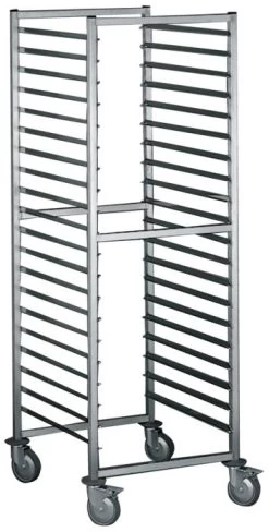 Chariot Inox Sens Longueur GN 2/1 20 Niveaux