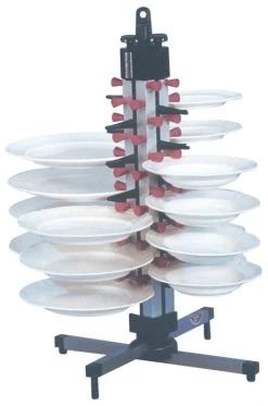 Porte-assiettes Garnies Sur Table Inox 24 Assiettes Maximum Platemate