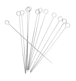 Paquet De 12 Brochettes Inox 35 Cm 35 Cm