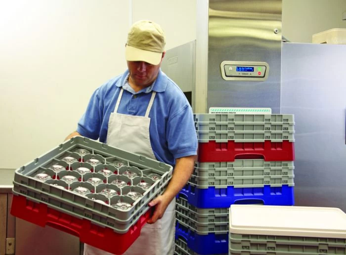 Casier Lave-verres 20 Compartiments 50x50x18,4 Cm 9,84 Cm 13,3 Cm Camrack Cambro 2 Casier Lave-verres 20 Compartiments 50x50x18,4 Cm 9,84 Cm 13,3 Cm Camrack Cambro – Image 2