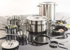 Poêle Rond Aluminium Revêtement Anti-adhésif Ø 24 Cm 4 Cm Pro.cooker -Ustensiles De Cuisine Boutique ECF 20891 F93 web image eaee