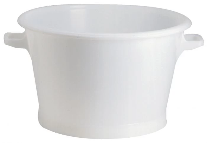 Baquet Rond Blanc Plastique Gilac 1 Baquet Rond Blanc Plastique Gilac