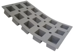 Plaque 15 Mini Cubes Silicone GN 1/3 30x17,6x3,5 Cm Elastomoule De Buyer