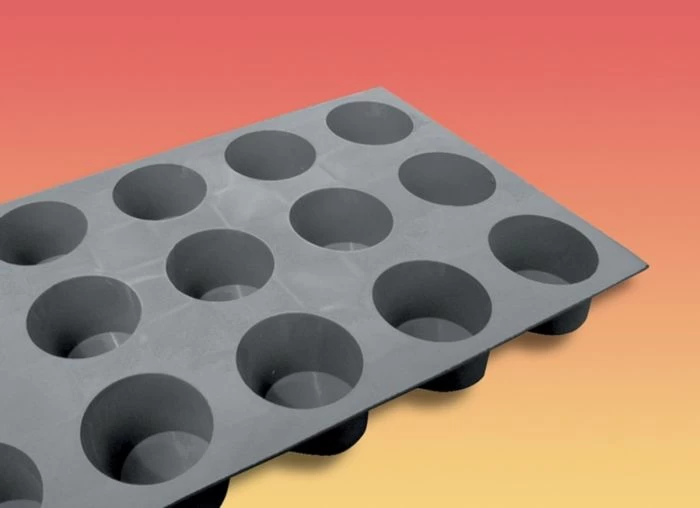 Plaque 15 Mini Muffins Silicone GN 1/3 30x17,6x3,5 Cm Elastomoule De Buyer 1 Plaque 15 Mini Muffins Silicone GN 1/3 30x17,6x3,5 Cm Elastomoule De Buyer
