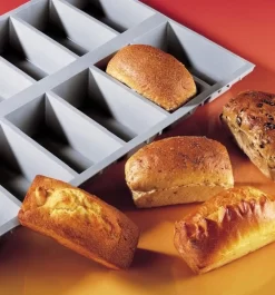 Plaque 9 Cakes Silicone GN 1/3 30x17,6x3 Cm Elastomoule De Buyer