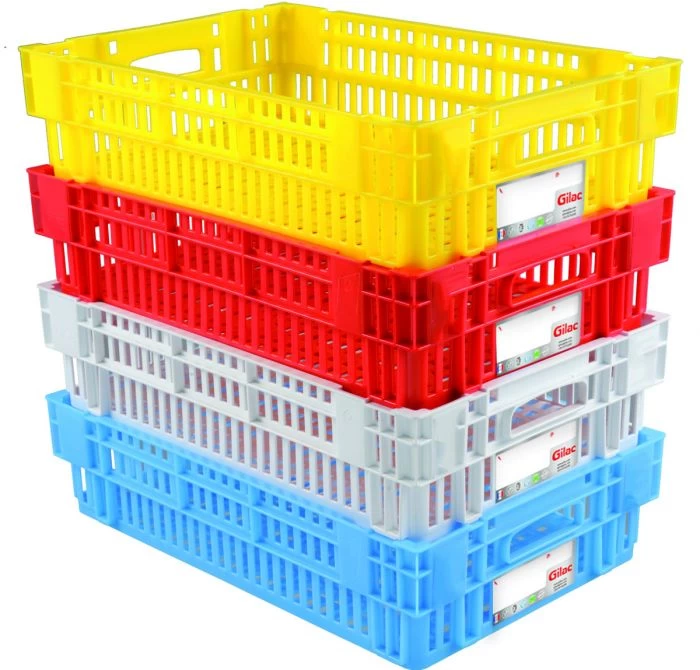 Caisse Ajourée Sans Couvercle Rouge Plastique 60x40x14,6 Cm 27 L Fond Ajouré Parois Ajourées Gilac 3 Caisse Ajourée Sans Couvercle Rouge Plastique 60x40x14,6 Cm 27 L Fond Ajouré Parois Ajourées Gilac – Image 3