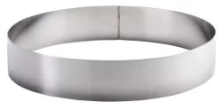 Cercle à Mousse Inox Sans Revêtement Ø 24 Cm 4,5 Cm