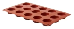 Plaque 15 Petits Fours Ronds Silicone GN 1/3 29,5x17,5x2 Cm Pro.cooker