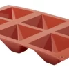 Plaque 6 Pyramides Silicone GN 1/3 29,5x17,5x4 Cm Pro.cooker