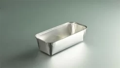 Moule à Cake Rectangulaire Gris 23,2x10,8x6 Cm 105 Cl (100 Pièces)