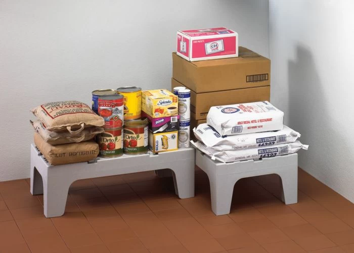 Palette De Stockage Rectangulaire Gris Plastique 91x53x31 Cm 680 Kg Cambro 2 Palette De Stockage Rectangulaire Gris Plastique 91x53x31 Cm 680 Kg Cambro – Image 2