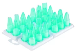 Boîte De 24 Douilles Pâtissières Plastique Ø 3,5 Cm 6 Cm