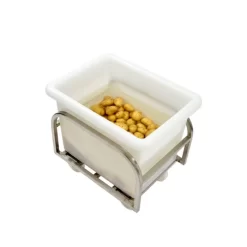 Bac De Stockage Sans Couvercle Blanc Plastique 69x53,5x48 Cm 100 L Fond Plein Parois Pleines Gilac -Ustensiles De Cuisine Boutique GILAC G140521 G111795 1 web image 452f