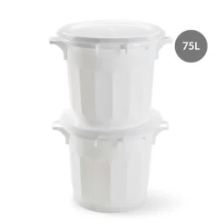 Couvercle Plat Pour Bac 75 L Rond Blanc Plastique Ø 61 Cm 8,5 Cm Gilac -Ustensiles De Cuisine Boutique GILAC G612021 G616421 3 web image 3766